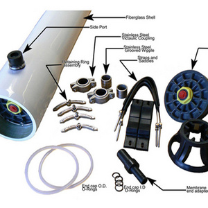Water filter 4040 stainless steel frp ro membrane housing for sale