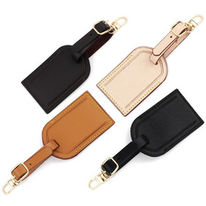 Personalized High Quality Suitcase Bulk Blank Genuine Leather Luggage Tag Baggage Tag for Travel