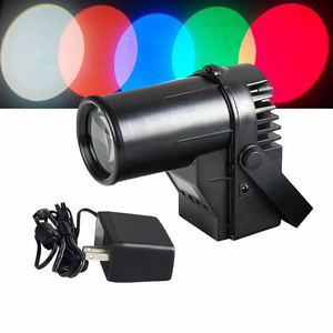 Portable decorative follow focus stage rgbw effect Light dmx led disco ball beam spot projector light of party stage disco