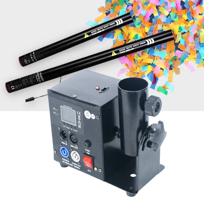 2022 FEIYUEYUE  Remote control Confetti machine confetti cannon DMX 512 paper confetti machine of wedding party stage