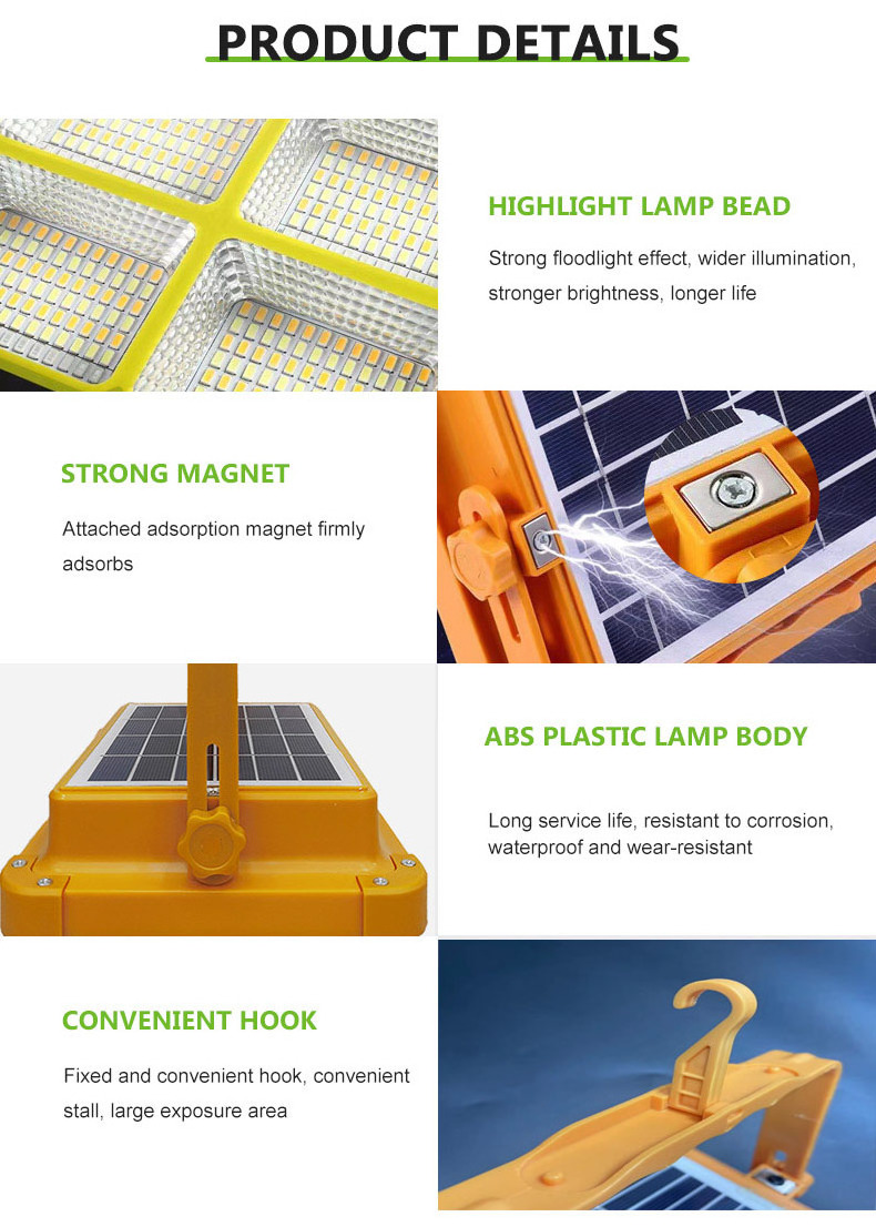 80000lm Solar Lantern Light 5 Modes Usb Solar Portable Tent Lamp Outdoor Night Led Bulb Lamps Market Emergency Camping Light