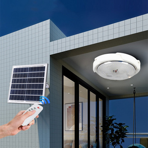 Professional Supply Solar Powered Ceiling Lamp For Garden Backyard Porch Solar Indoor Outdoor Ceiling Led Light