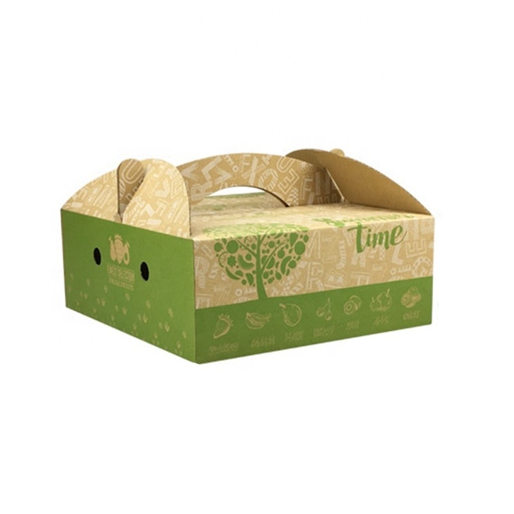 Foldable Cardboard Box With Rope Handle Dry Fruit Gift Box For Gift