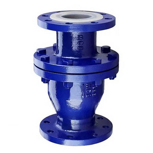 Hot Sale Fluorine Lined Swing Check Valve Stop Valve Anti-corrosion Fluorine Rubber Lined PTFE General Sump Pump Check Valve