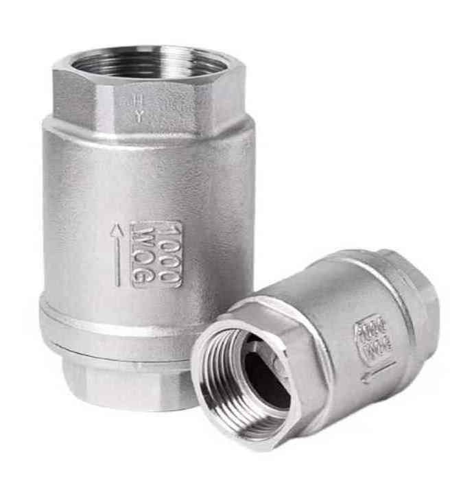 FEIYU Spring Check Valve 1000WOG Lift Check Valve 316 CF8 Non Return Valve Stainless Steel 304 One Way NPT Spring General Manual