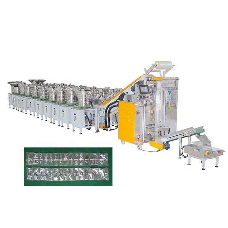 Feiyu Multi function Automatic Electronic Screw Kits Phillips Flat Head Screw Sorting Packaging Machines for Fastener Factory