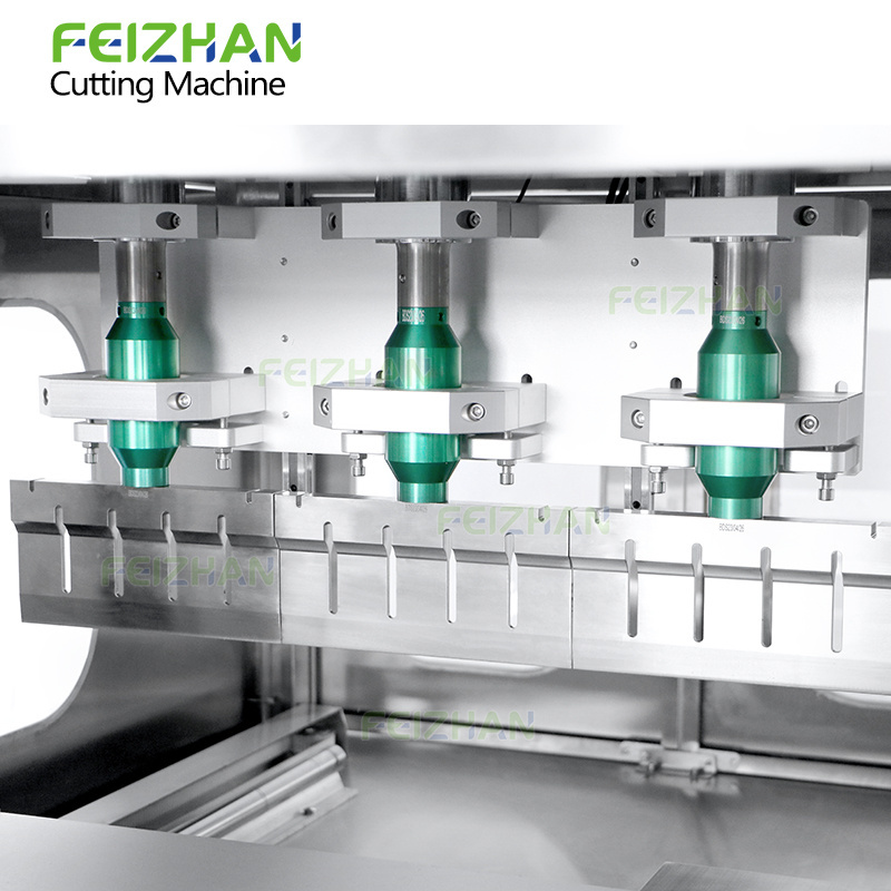 FEIZHAN FZ-CC600U Automatic 20KHz Sponge Mille-feuille Frozen Mousse Cake Ultrasonic Cutting Machine Round Square Cake Cutter