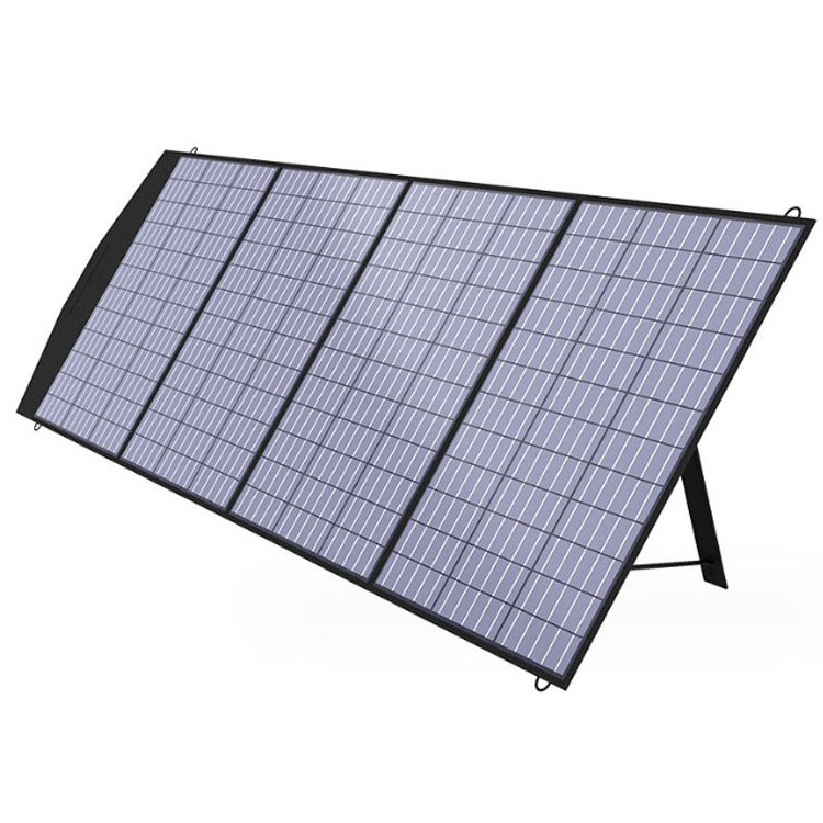 Solar Sunpower 200 Watt 200w 4 Folds Etfe Portable Foldable Solar pv energy Panel for outdoor