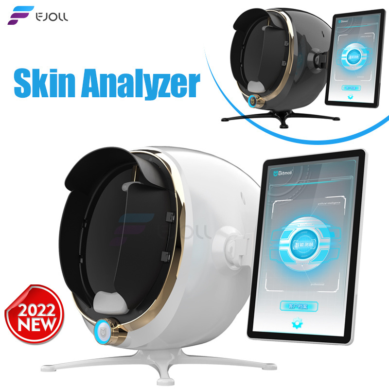 2021 Portable 120GB Digital Skin Scanner 3D Magic Mirror Analyzer Facial Skin Analyzer Machine For Wrinkle Acne