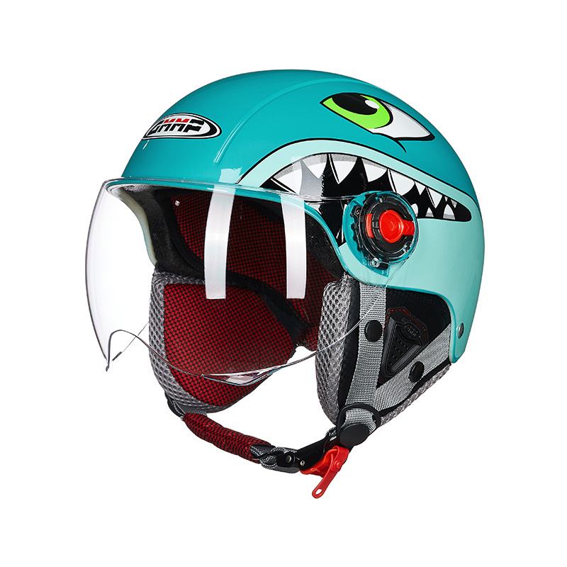 Four Seasons Universal Colorful Mini Kids Motorcycle Helmet Open Face