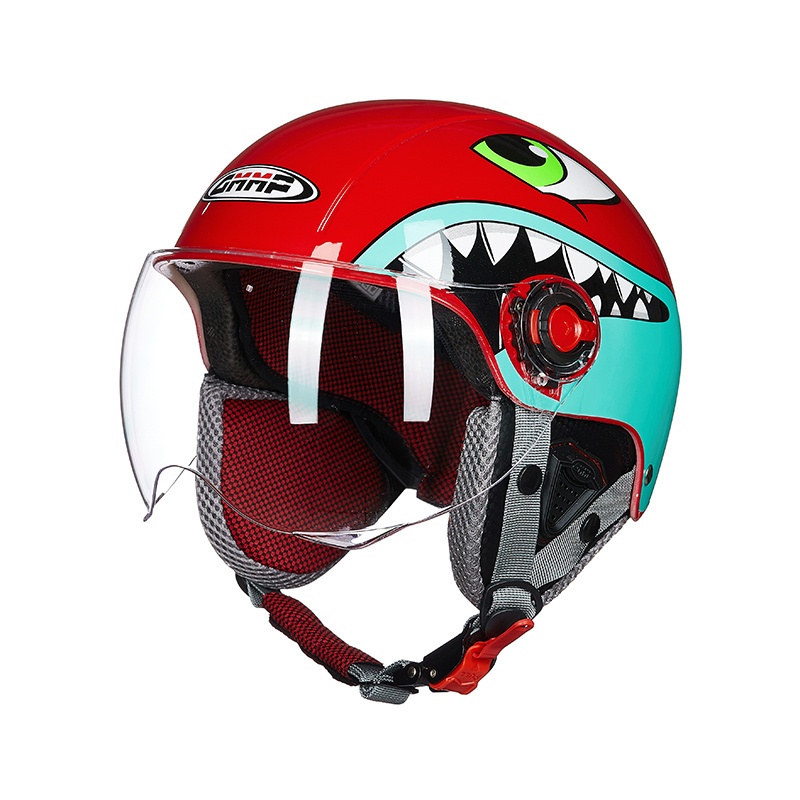 Four Seasons Universal Colorful Mini Kids Motorcycle Helmet Open Face