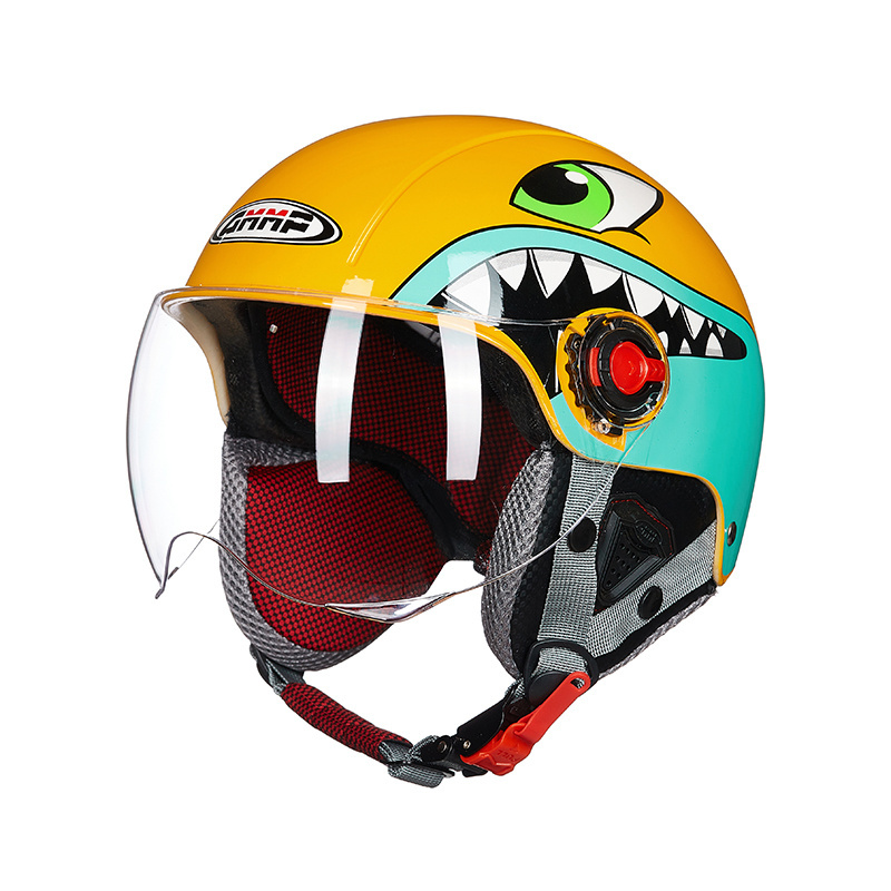 Four Seasons Universal Colorful Mini Kids Motorcycle Helmet Open Face