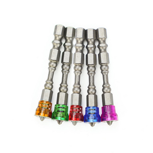 5pcs Single Head Magnetic Screwdriver Bit Anti-Slip Hex S2 PH2 Electric Power Driver Bit Set