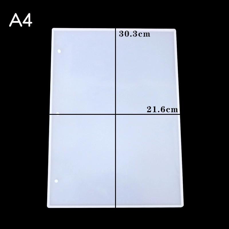 Y1007 notebook cover Resin Casting Molds A4 A5 A6 A7 Notebook Silicone Mold