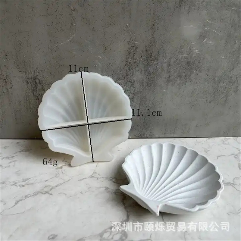 Y2467 DIY Epoxy Resin Shell Silicone Coaster Molds