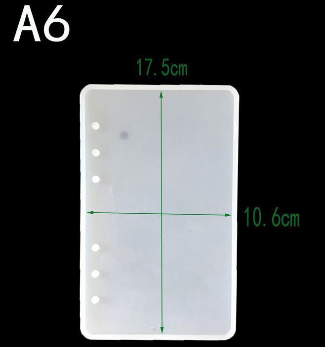 Y1007 notebook cover Resin Casting Molds A4 A5 A6 A7 Notebook Silicone Mold