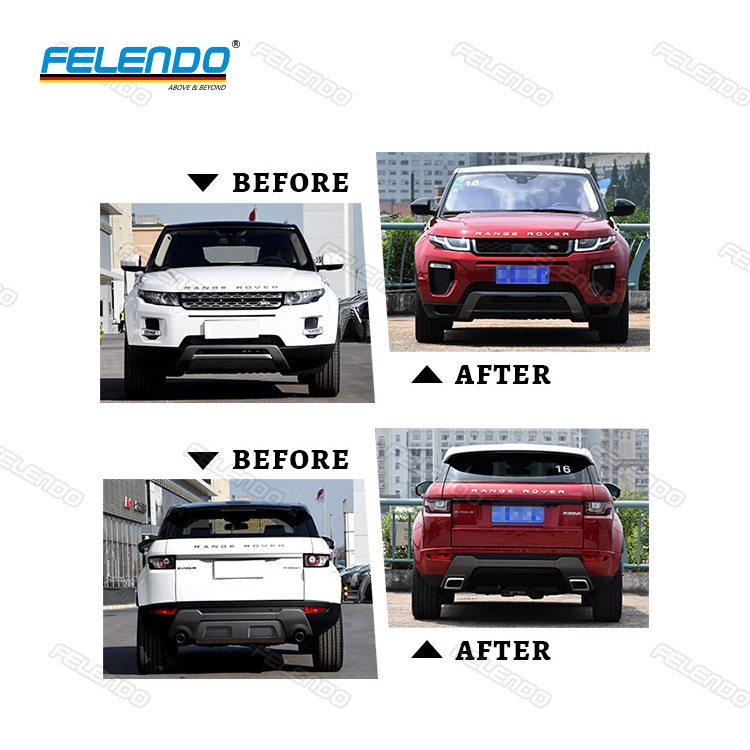 Felendo car body parts facelift for range rover evoque 2016 dynamic svr oe l494 dynamic sport evoque body kit