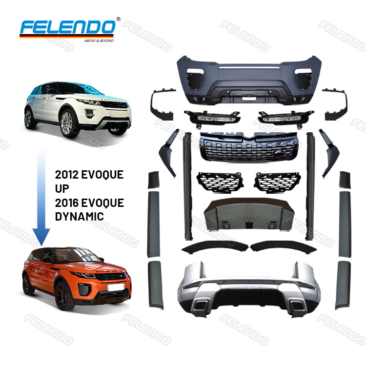 Felendo car body parts facelift for range rover evoque 2016 dynamic svr oe l494 dynamic sport evoque body kit