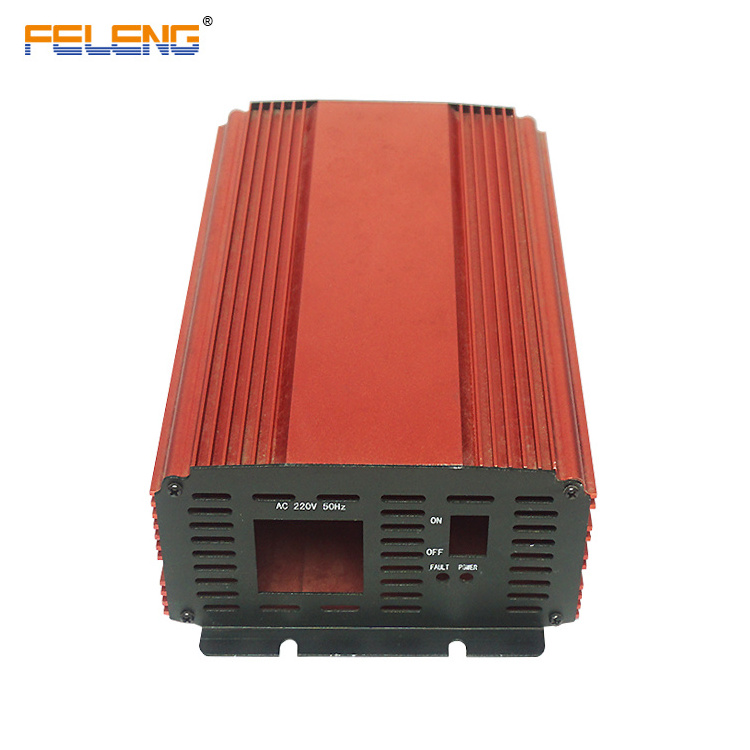 aluminium inverter case / aluminum extruded casing / power supply box