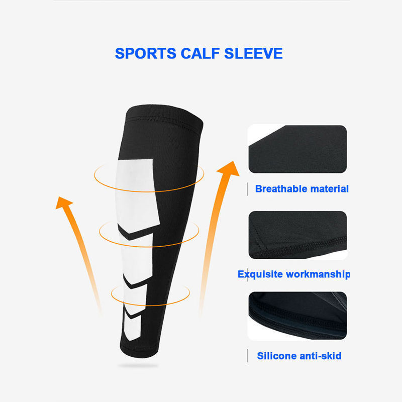 Sports Calf Compression Sleeves Protection Elastic Sport Support Leg Football Sleeve Calf Brace calf support sleeve