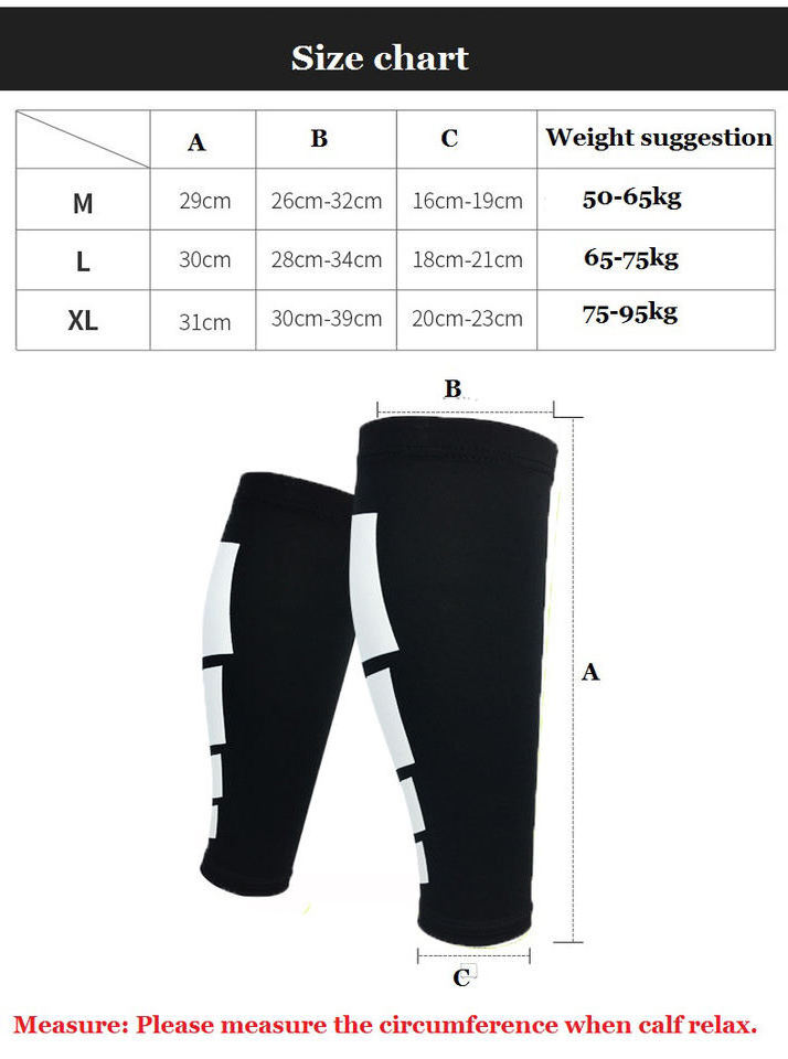 Sports Calf Compression Sleeves Protection Elastic Sport Support Leg Football Sleeve Calf Brace calf support sleeve