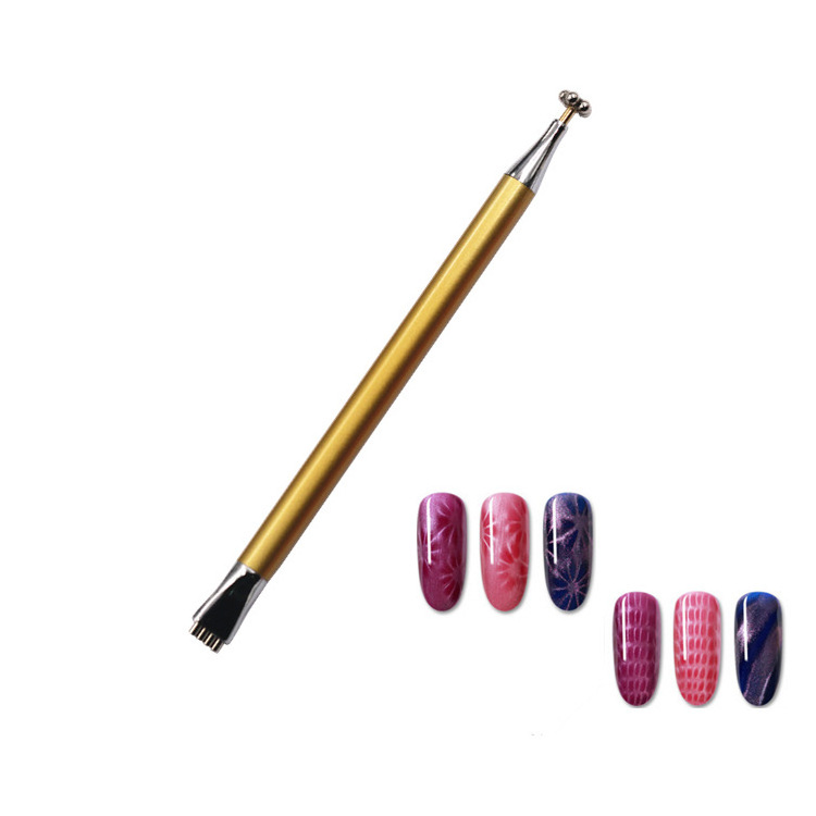 Nail Art Magnet Pen For DIY Magic 3D Magnetic Gel Polish Metal Magnetic Pen