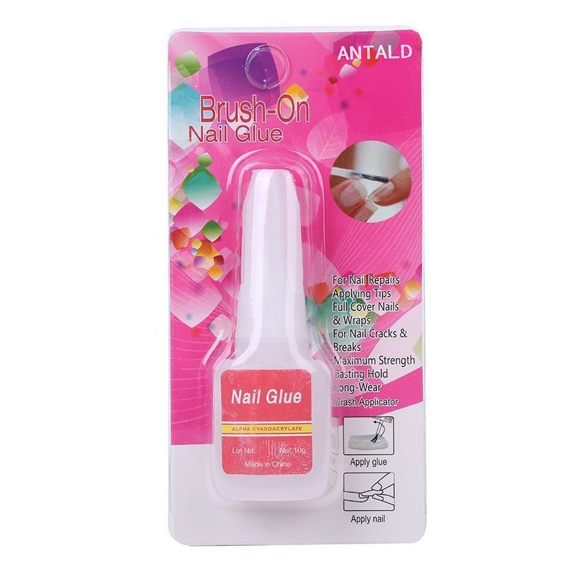 Brush on art decoration acrylic non-toxic bond nail glue hot selling transparent super sticky fast dry nail glue gel