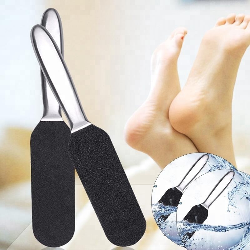 Stainless Steel Pedicure Replaceable Sandpaper Wholesale Metal Foot File Callus Remover