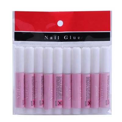 Nail Glue 2g For Press On Salon False Tips Decoration Professional Fast-Dry Acrylic Beauty Mini Glue On Nails Fake Nail Glue