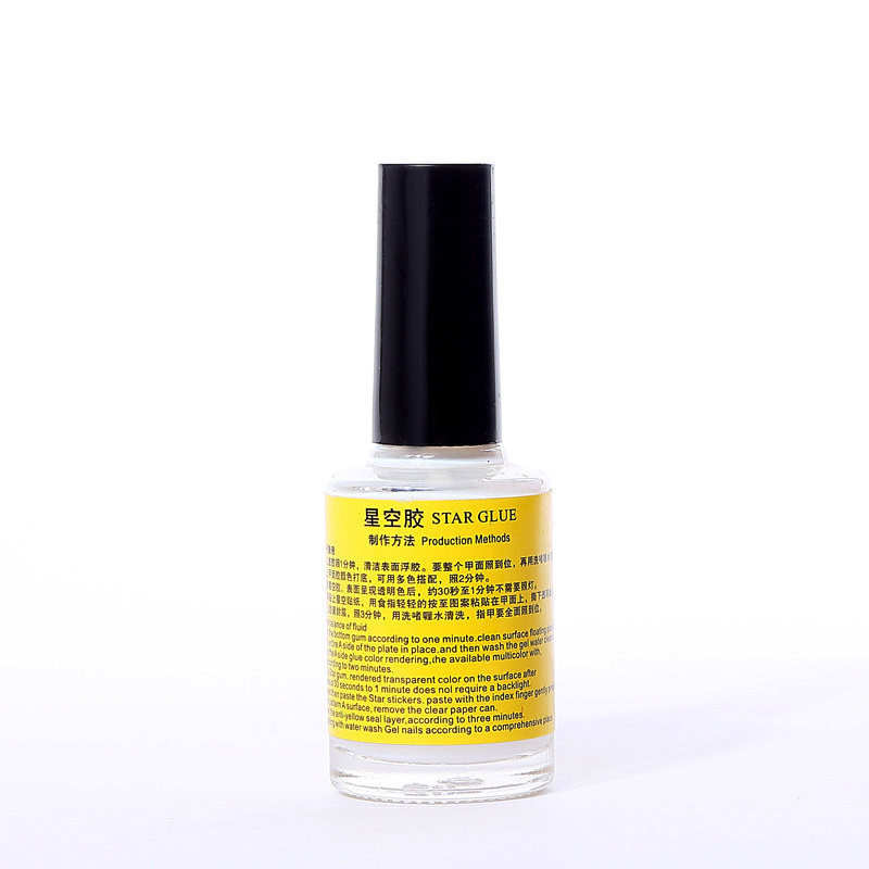 16ML/Bottle Nail Transfer Foil Glue High Quality Non-toxic Eco-friendly Star Glue For Nail Art