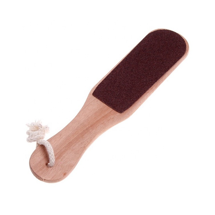 Nontoxic Ecofriendly Wood Handle Foot FileDead Thick Hard Skin Callus Remover Foot File Wooden