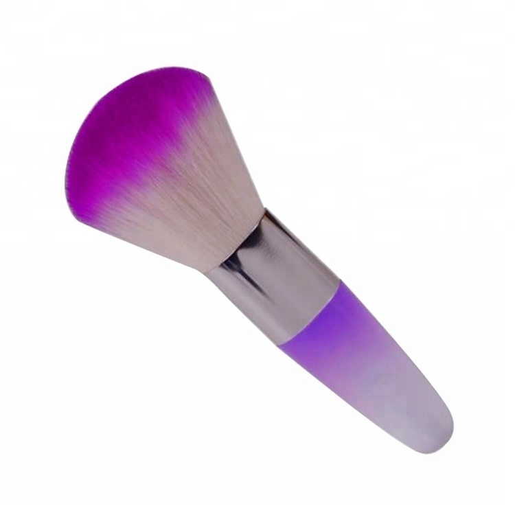 Professional Free Samples Available Nail Art Dust Brush Dust Removal Tools Pedicure Manicure Cleaning Brush With Long Handle