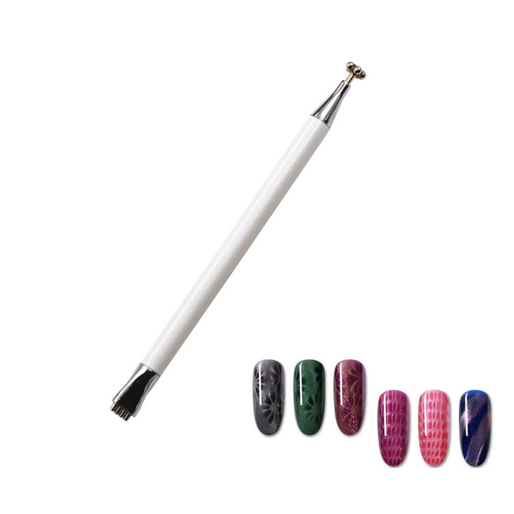 Nail Art Magnet Pen For DIY Magic 3D Magnetic Gel Polish Metal Magnetic Pen