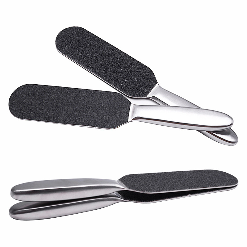 Stainless Steel Pedicure Replaceable Sandpaper Wholesale Metal Foot File Callus Remover