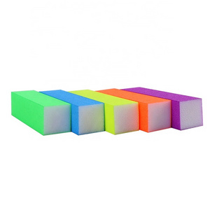 Colorful Eva 4 Sides Nail Buffer Block Wholesale Disposable Nail Buffer Block For Nail Art