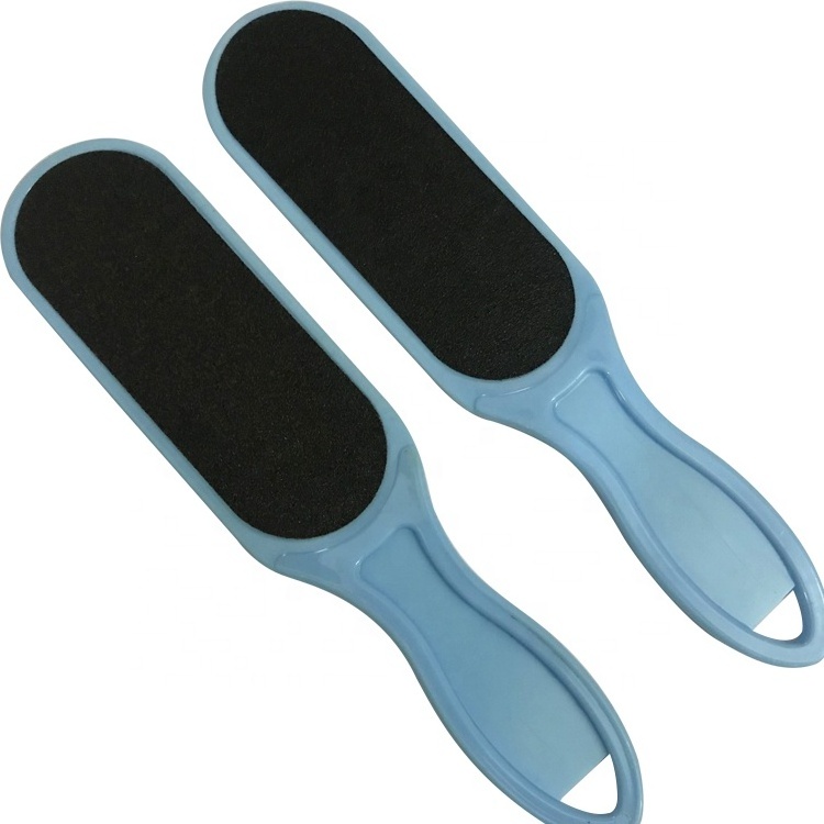 Professional Double Sides Foot File Callus Remover Sandpaper Plastic Handle Foot File Buffer