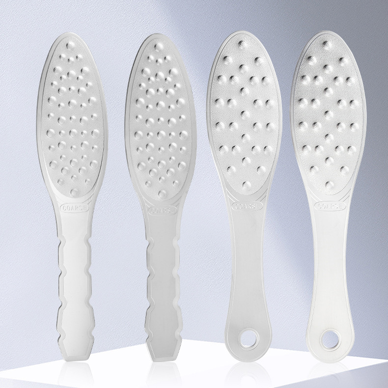 Stainless Steel Foot File Scraper Metal Double Sided Callus Remover Professional Foot Rasp Scrubber