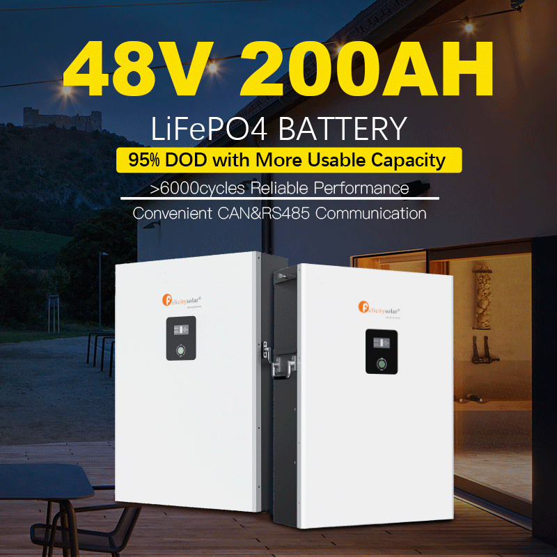 200AH 48V BMS Battery System lithium LiFePO4 Lithium Energy Storage Ion Solar Battery