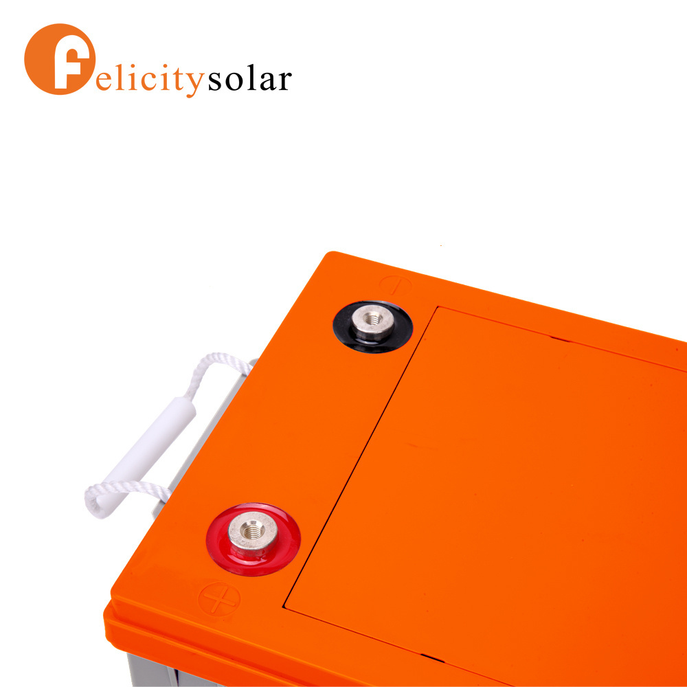 Felicity solar gel battery 12v 100ah 150ah 200ah lead acid battery With long Lifespan