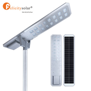 Felicitysolar D1 series 120W All in one solar street light With Lithium battery