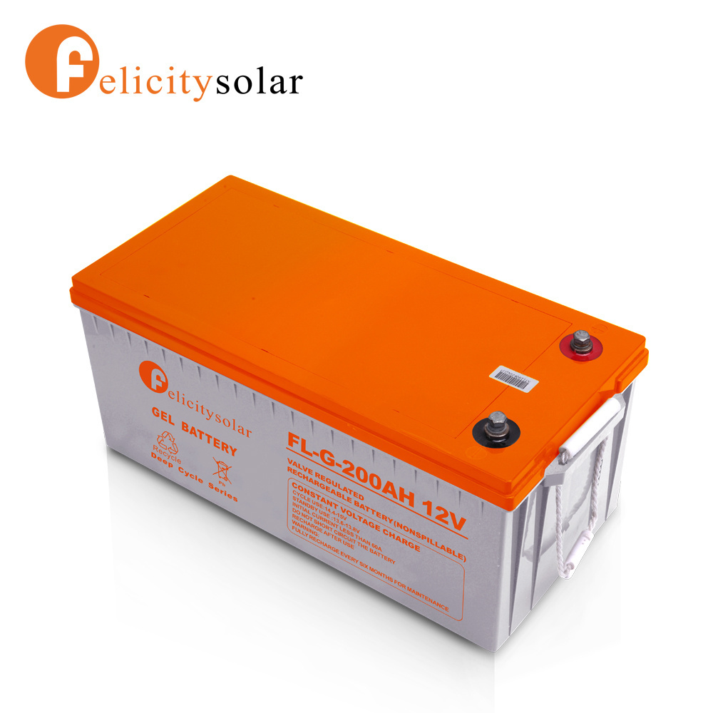 Maintain free gel battery 200AH 12V GEL battery lead acid battery