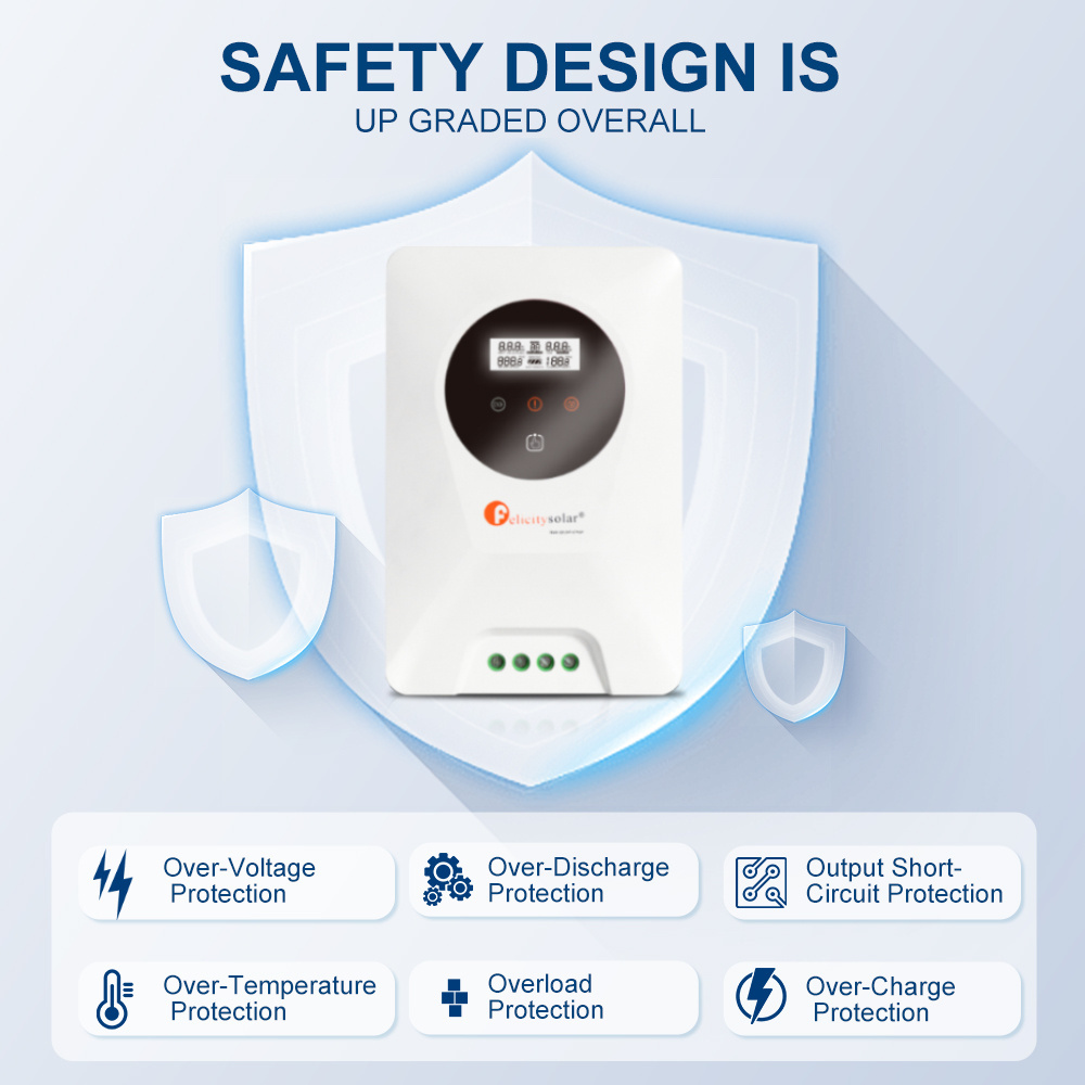 felicitysolar 30 60 80 100 120 40 amp mppt solar charge controller