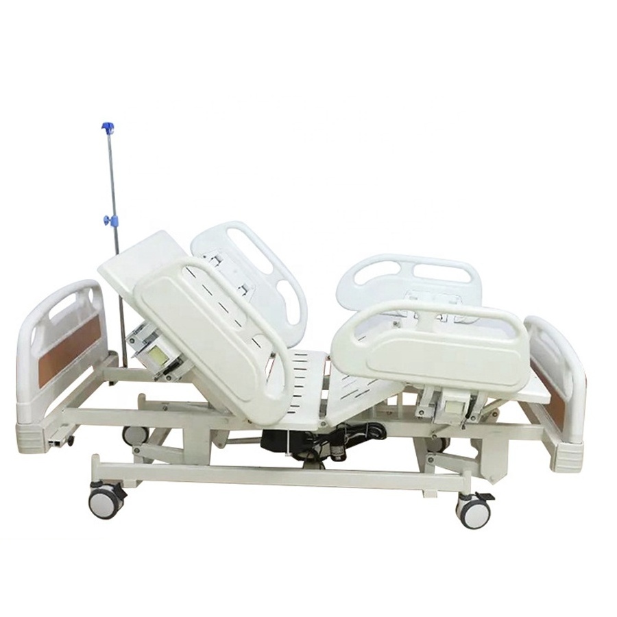 Electric VIP Hospital Bed Home Care Wooden Nursing Bed