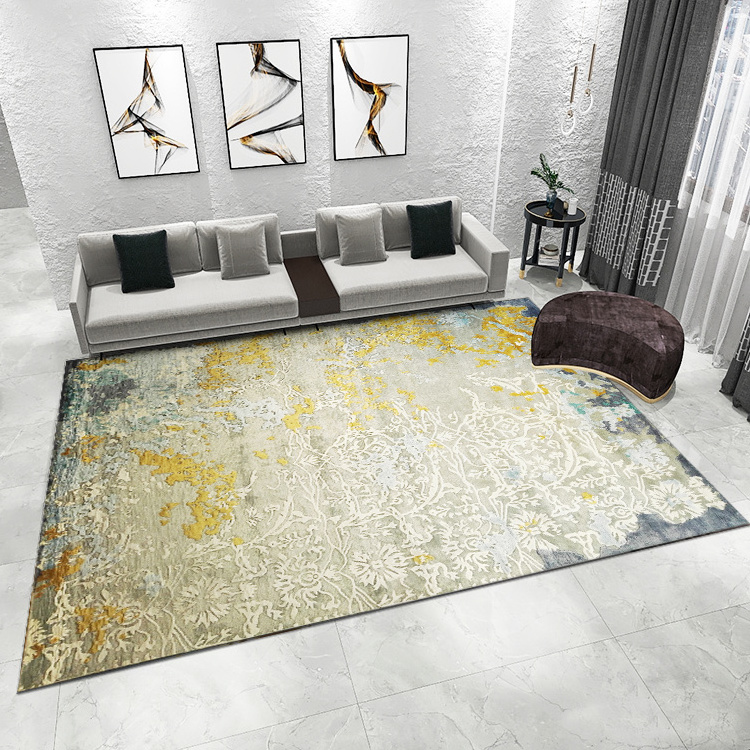 Famous Brand Polyester tapis Logo Printed Custom Rugs 3d rugs living room large Luxury printed carpets for sale