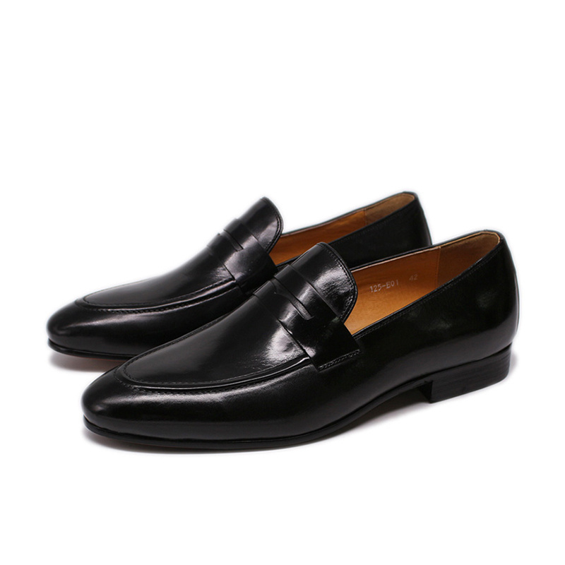 Italian driver unique loafers genuine leather shoes for men casual