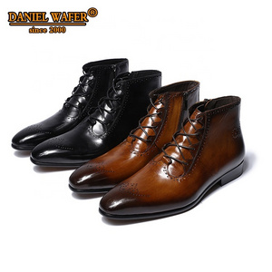 Lace - Up Made In China Custom High Quality Mens Designer Shoes