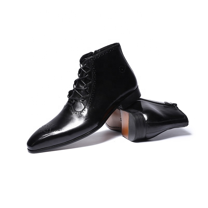 Lace - Up Made In China Custom High Quality Mens Designer Shoes