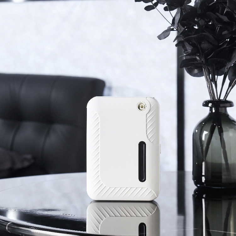 Personal Small Area White Plastic Smart Automatic Spray Air Freshener Oil Based Fragrance Oil Aroma Scent Diffuser