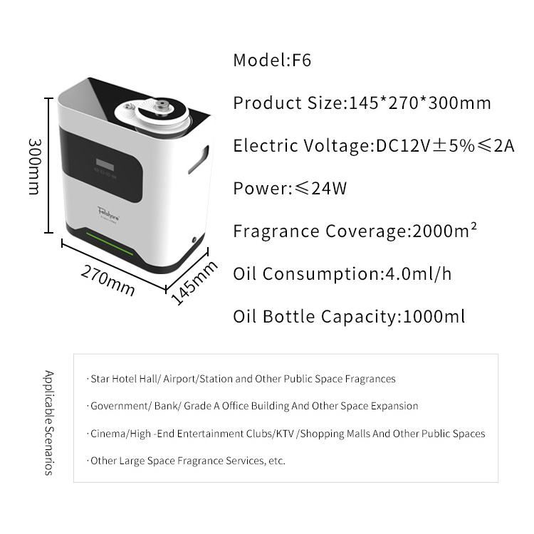 Smart Scent Air Machine With Fan Aroma Fragrance Essential Oil  Home Cold Air Diffusion Diffuser Scent Machine