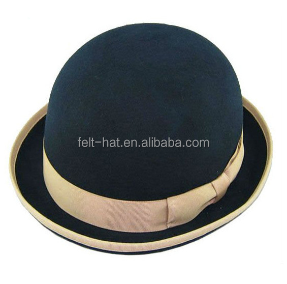 100% Australian wool cloche wool felt hat